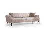 Atelier Del Sofa Hamlet Sofá-Cama 3 Plazas Beige con estructura de Madera de Haya y tapizado de Poliéster, 206x145x43cm